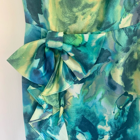 Rickie Freeman for Teri Jon silk sheath. Size 4 - Picture 8 of 8